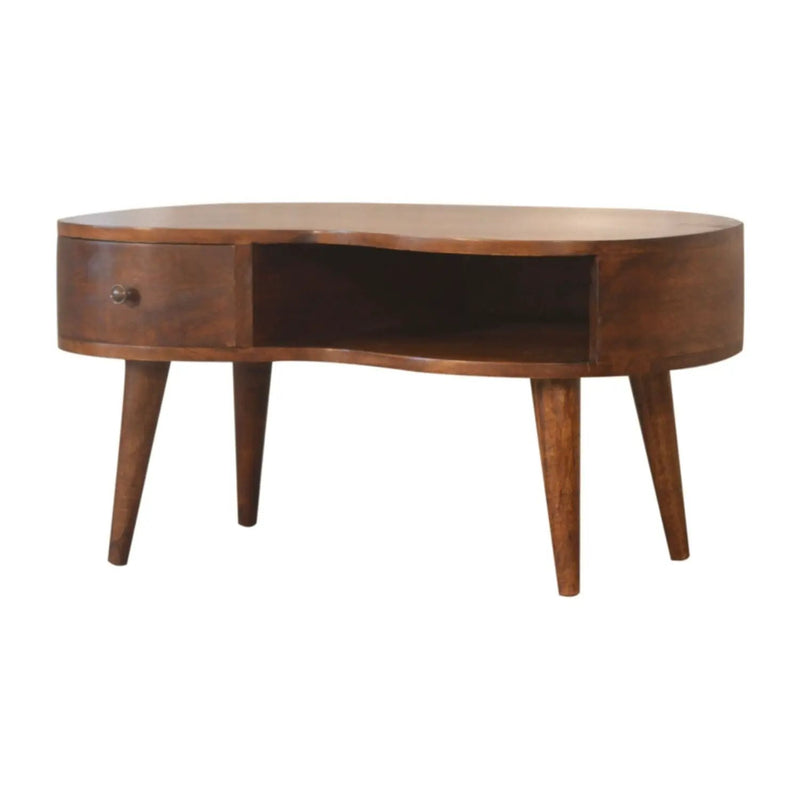 Wave Coffee Table With 1 Drawer by Unique Piece Furniture