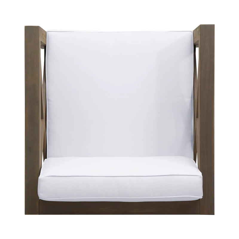 Brava Mid-Century Modern Club Chair with Water Resistant Cushions by HouseOfZazla
