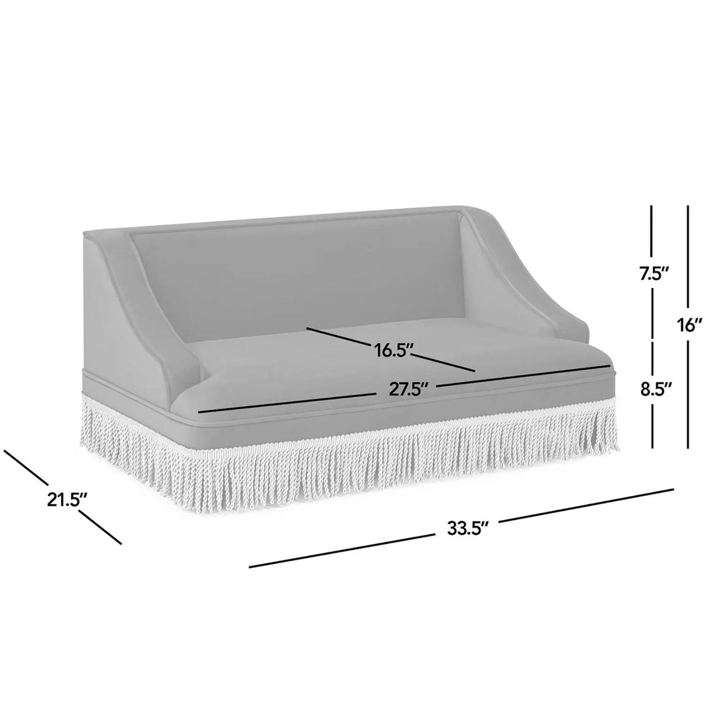Duchess - Pet Bed Sofa by HouseOfZazla