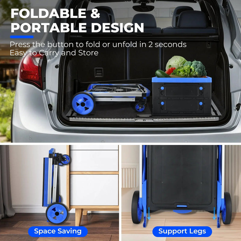 2-Tier Folding Cart by HouseOfZazla