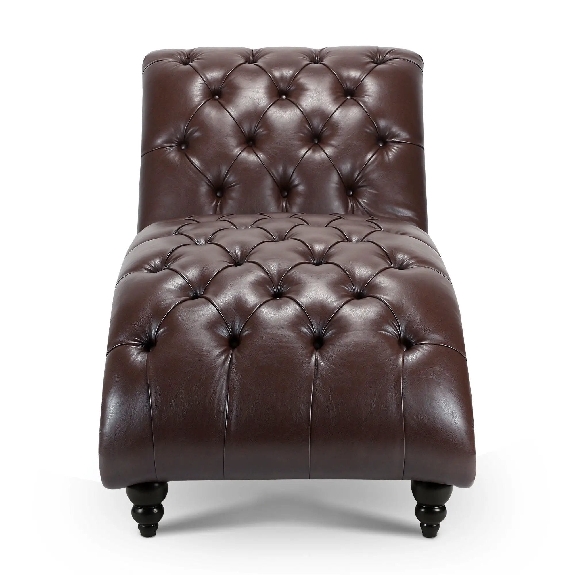 Tufted Armless Chaise Lounge by Unique Piece Furniture