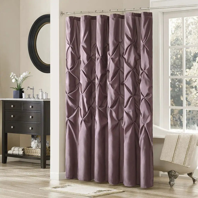 Tufted Semi-Sheer Shower Curtain by HouseOfZazla