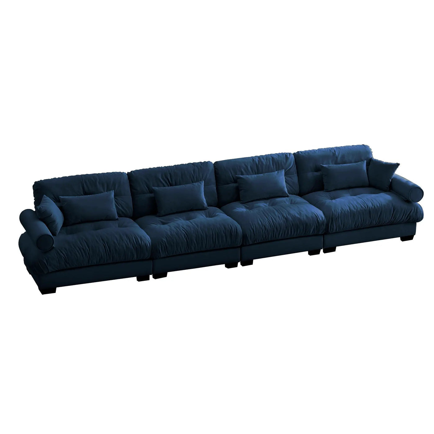 Super Comfort Oversized Modular Sectional Sofa, Deep Seat Convertible L Shaped Couch by HouseOfZazla