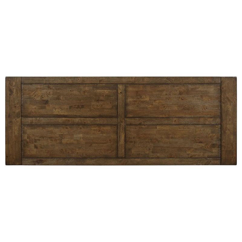 Amarillo - Rectangular Counter Height Dining Table - Rustic Brown