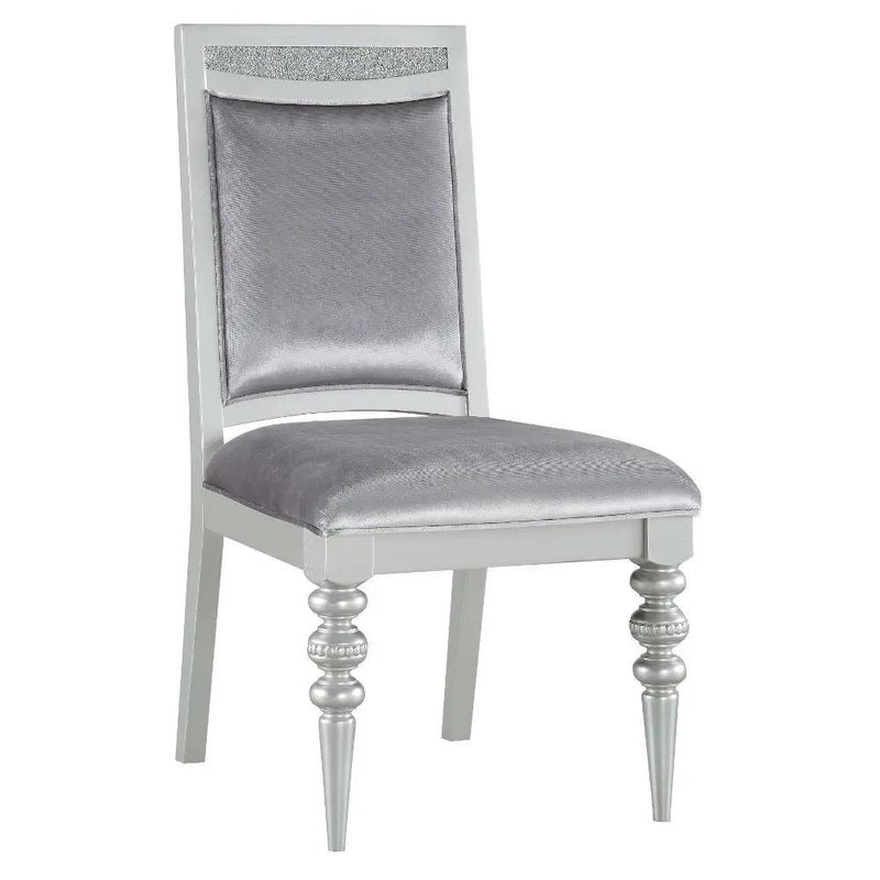 Maverick - Side Chair (Set of 2) - Fabric & Platinum by Unique Piece Furniture