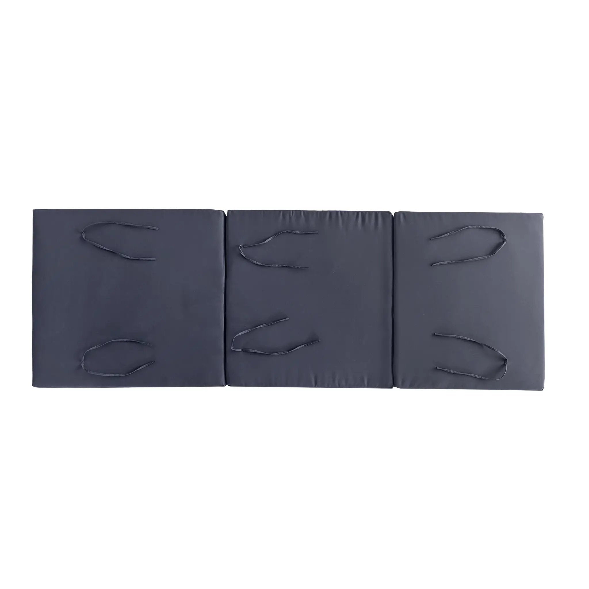 Gray Broadway Ian Chaise Lounge Cushion (Triple Folds) by HouseOfZazla