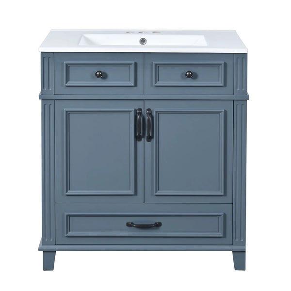 Bathroom Vanity With Sink And Storage Cabinet