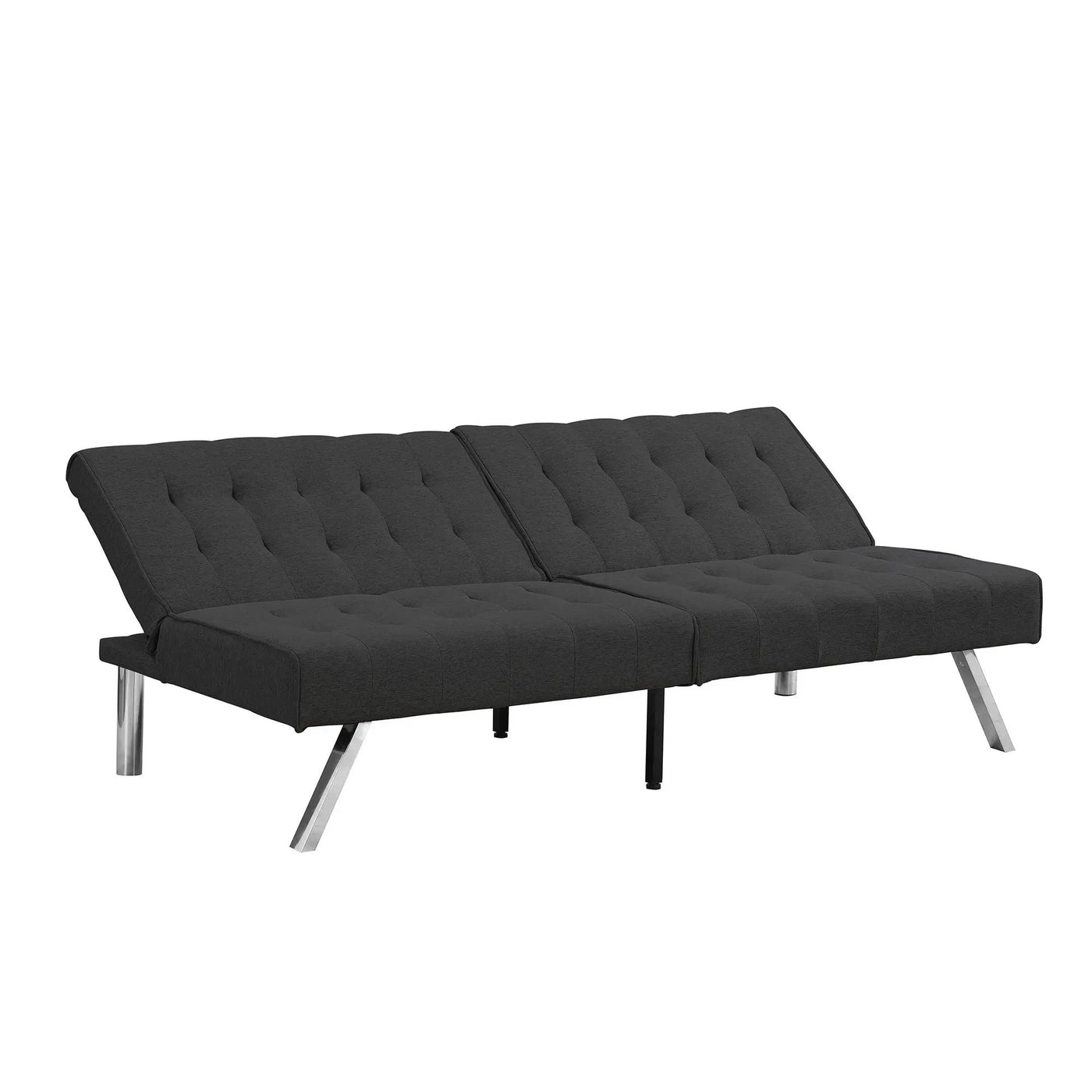 Modern Sofa Bed With Wood Frame And Stainless Legs by HouseOfZazla