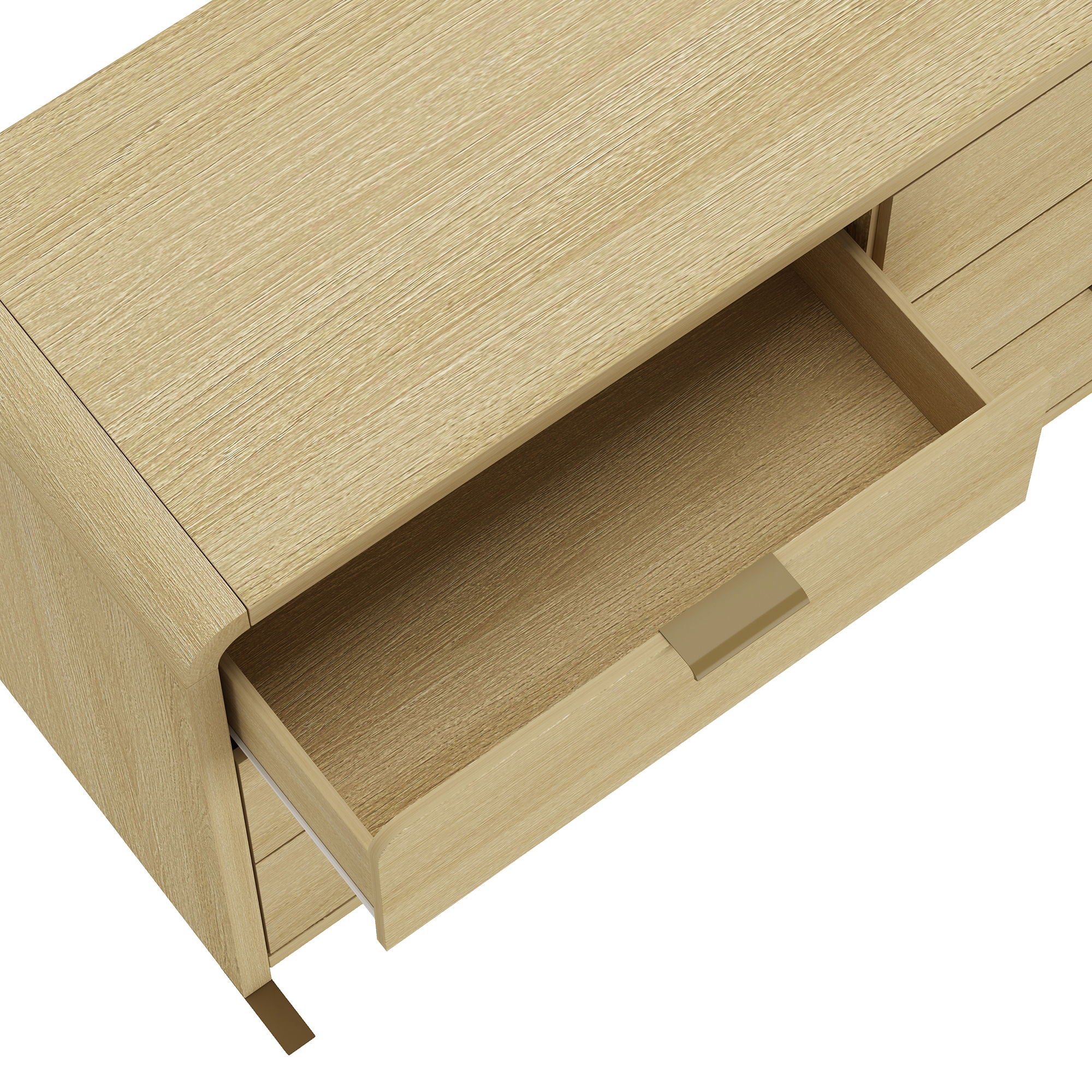 Grace - Double Dresser With 6 Drawers - Oak by HouseOfZazla