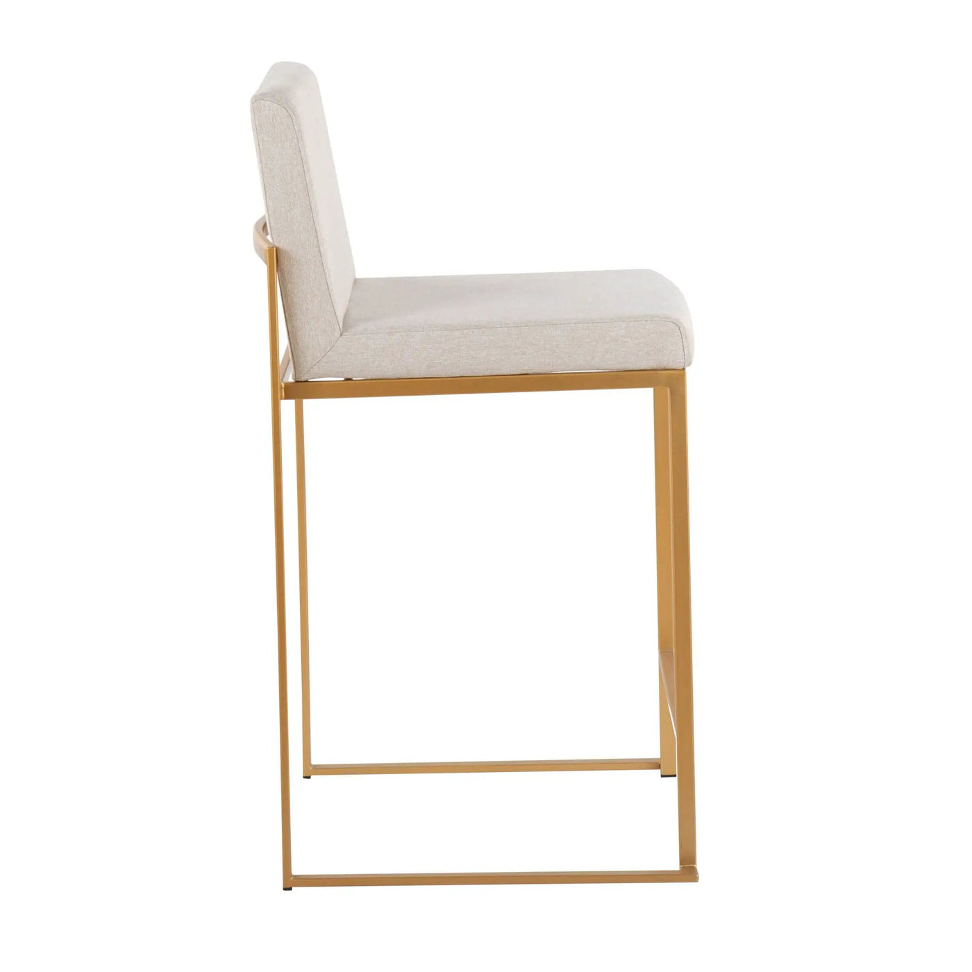 Fuji - Contemporary High Back Stylish Counter Stool by HouseOfZazla