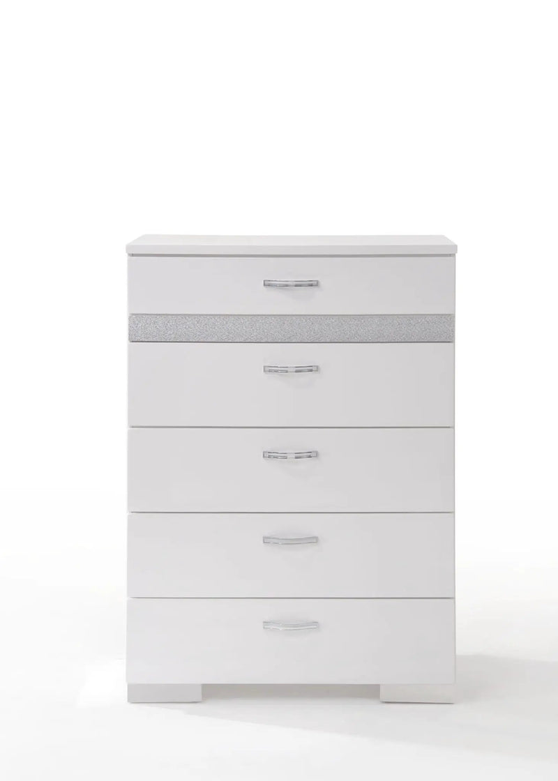 Naima II - High Gloss Chest - White by HouseOfZazla
