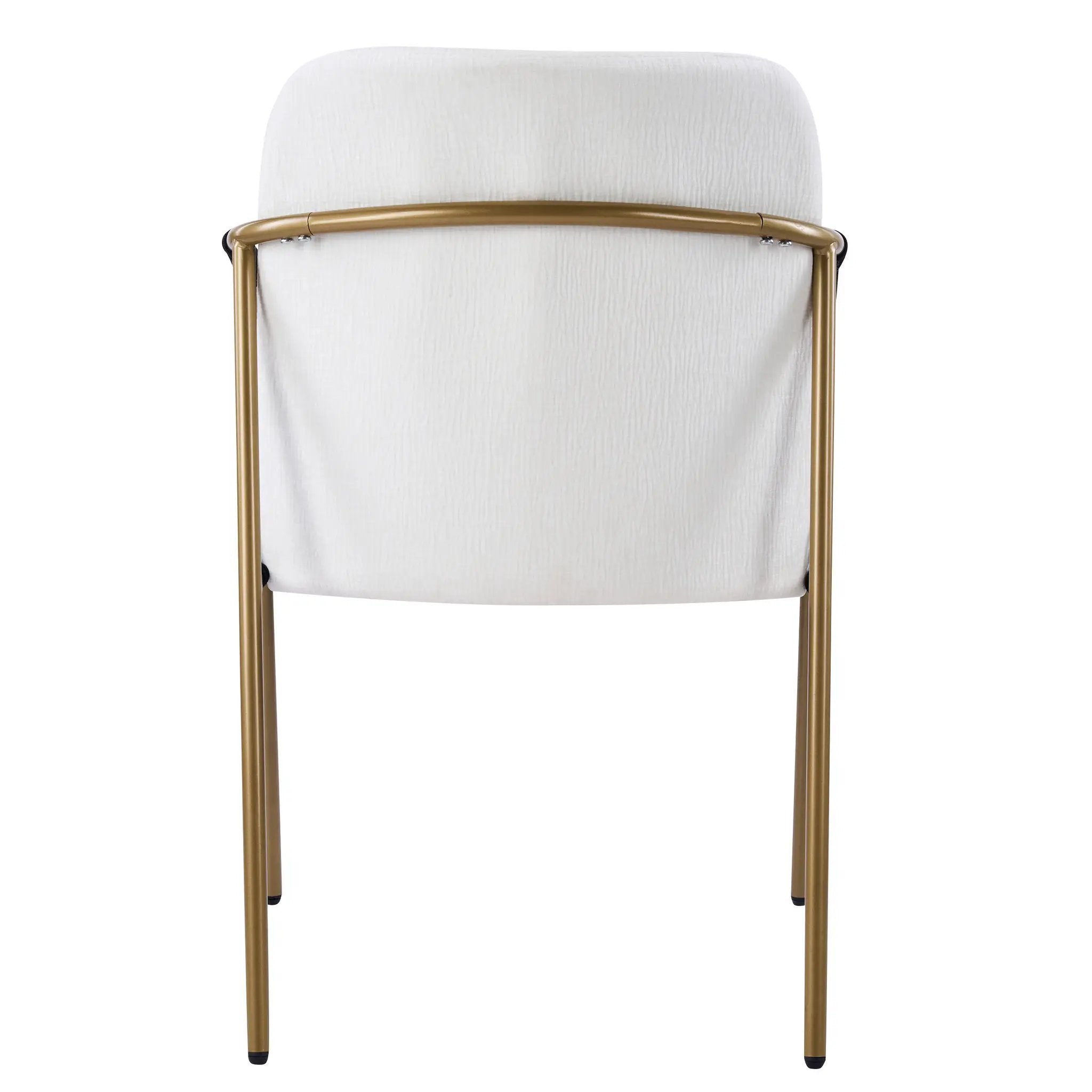 Modern Glam Upholstered Dining Chairs (Set of 2) by HouseOfZazla