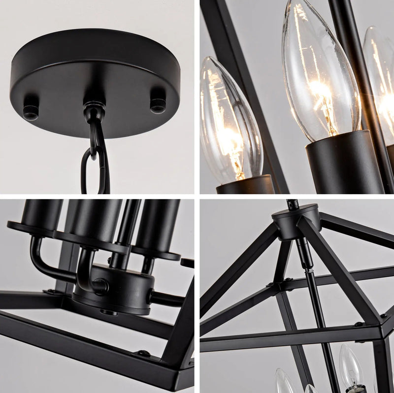 Farmhouse Lantern Chandelier 5-Light by HouseOfZazla