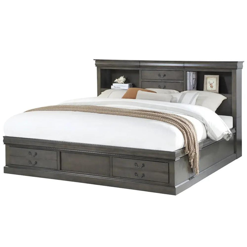 Louis Philippe III - Bed w/Storage by Unique Piece Furniture