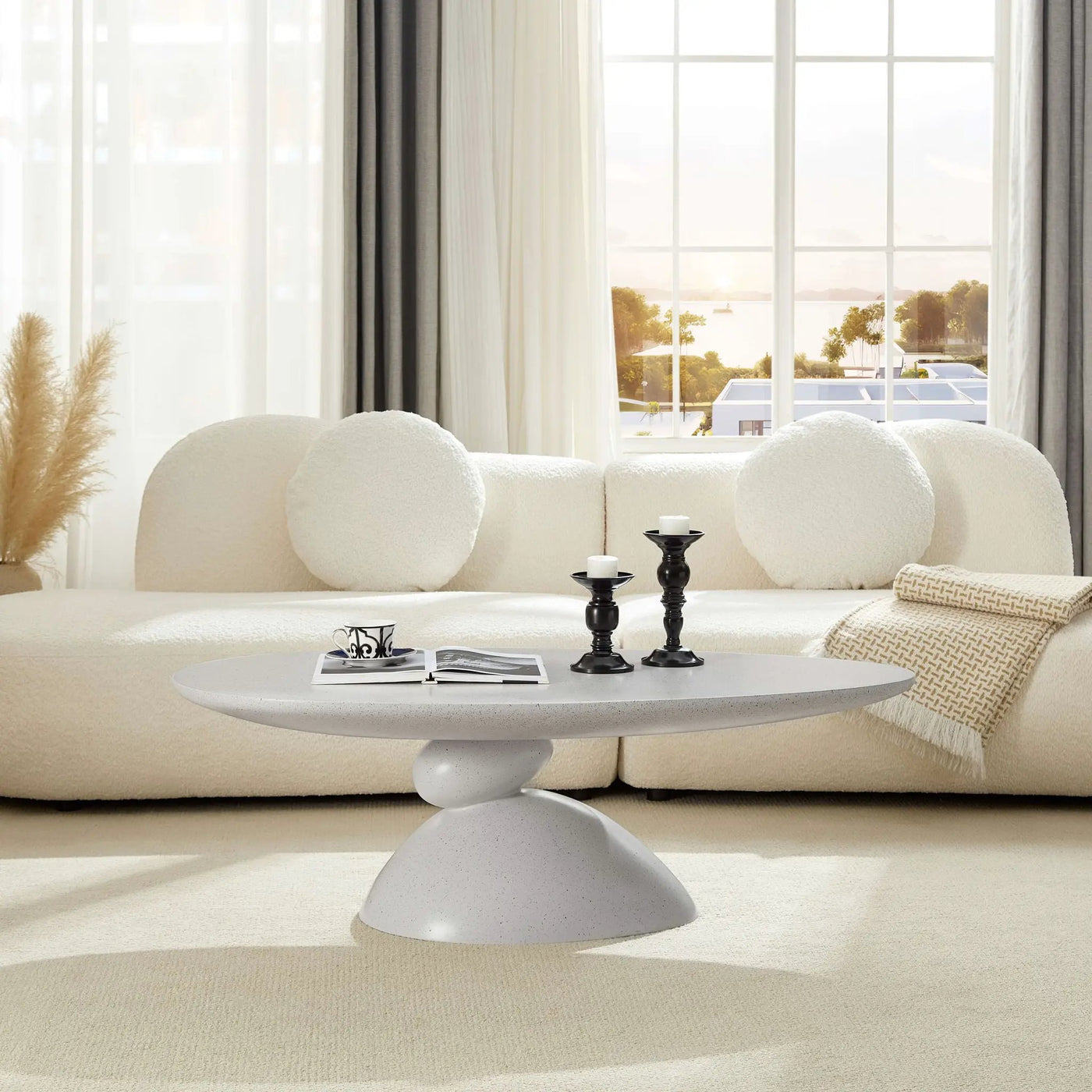Lucky Stone Shaped Table by HouseOfZazla