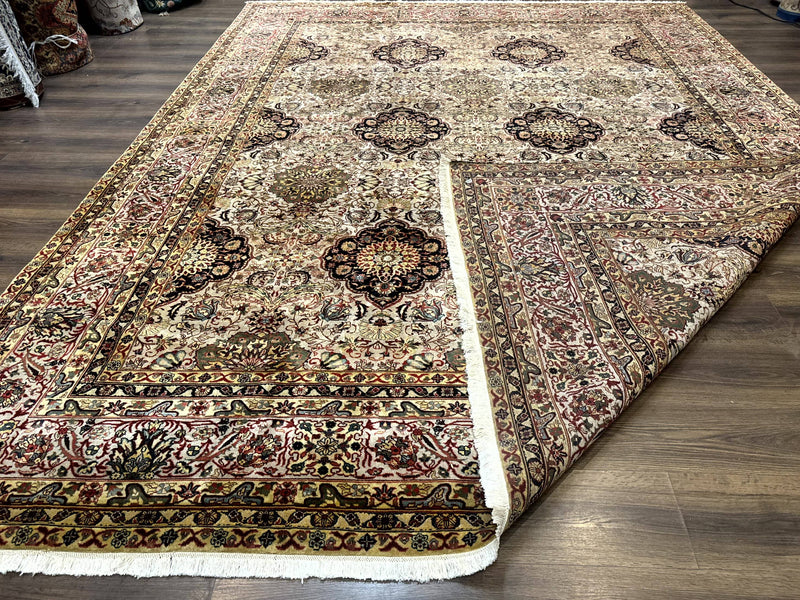 Indian Agra Rug 9x12, Fine Oriental Carpet by Jewel Rugs
