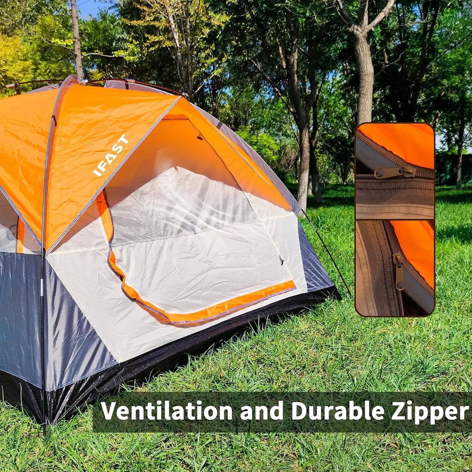 Person Family Camping Tent by HouseOfZazla