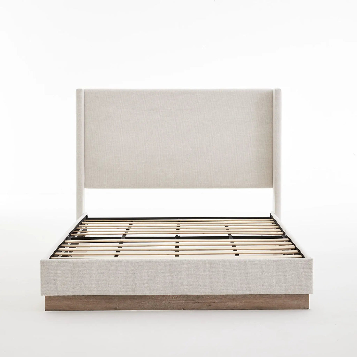 Hosford - Minimalist Upholstered Wingback Bed by HouseOfZazla