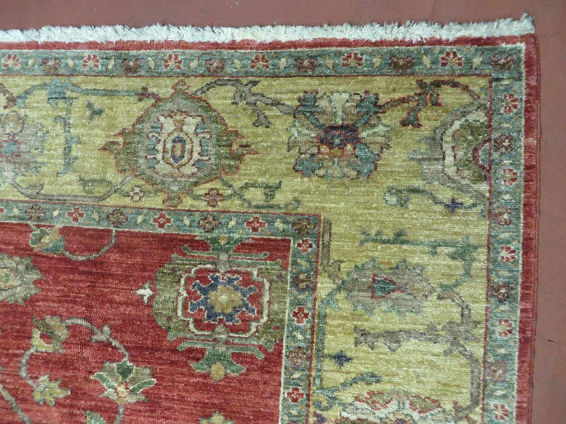6.5' X 7' Vintage Handmade Egypt Agra Wool Rug Carpet Square Beauty by Jewel Rugs