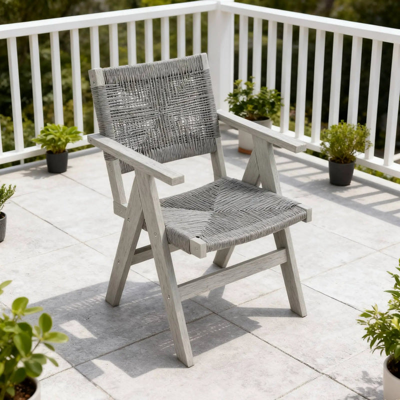 2 Piece HIPS All-Season Dining Chair Suitable For Garden Dinners & Versatile Outdoor Eating Spaces by HouseOfZazla
