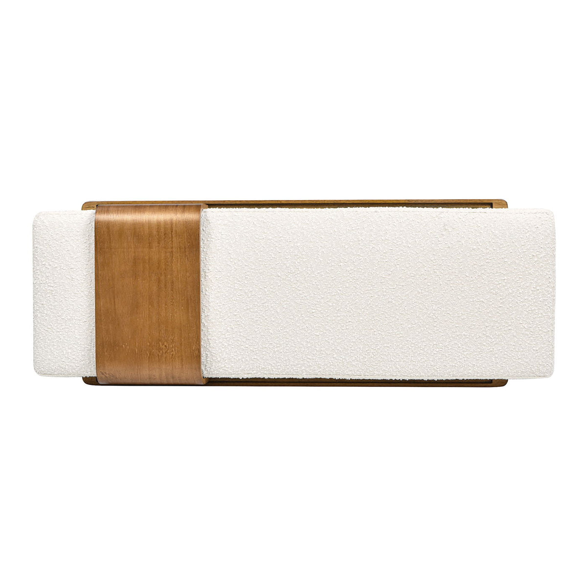 Modern Telephone Bench with Sliding Shelf – Ivory White, photo 4 of 10