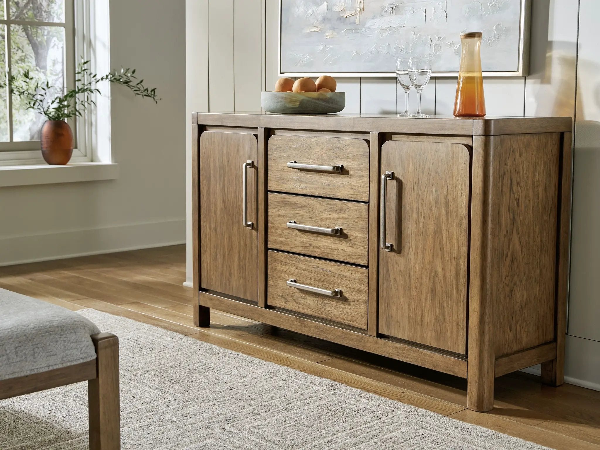 Cabalynn - Dining Room Server - Light Brown by Unique Piece Furniture