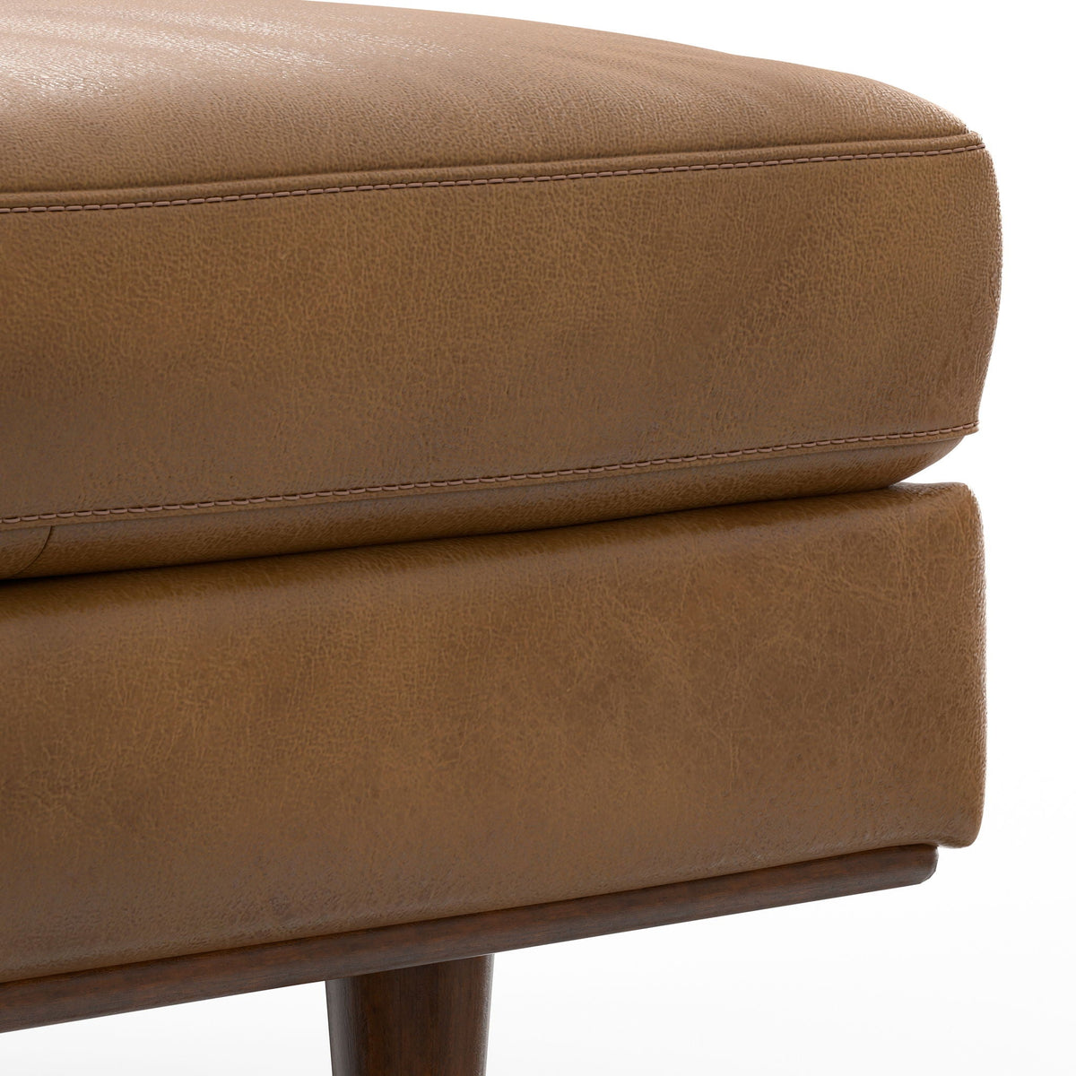 Handcrafted Ottoman with Feather-Filled Cushion - Multiple Colors, photo 23 of 40