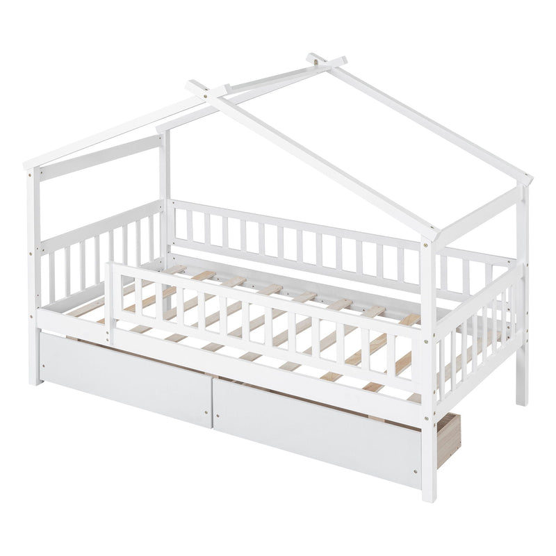House Bed With 2 Drawers by HouseOfZazla