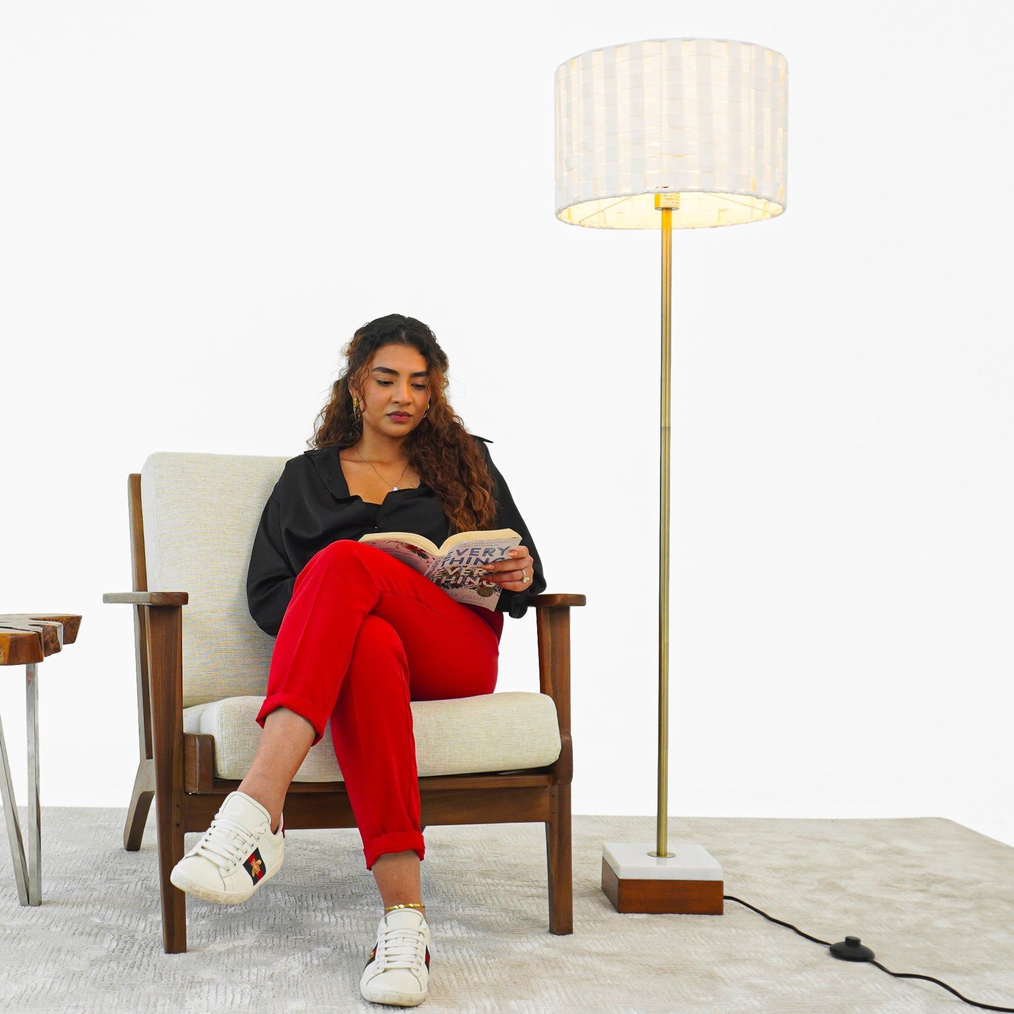Viora - Floor Lamp - Gold by HouseOfZazla