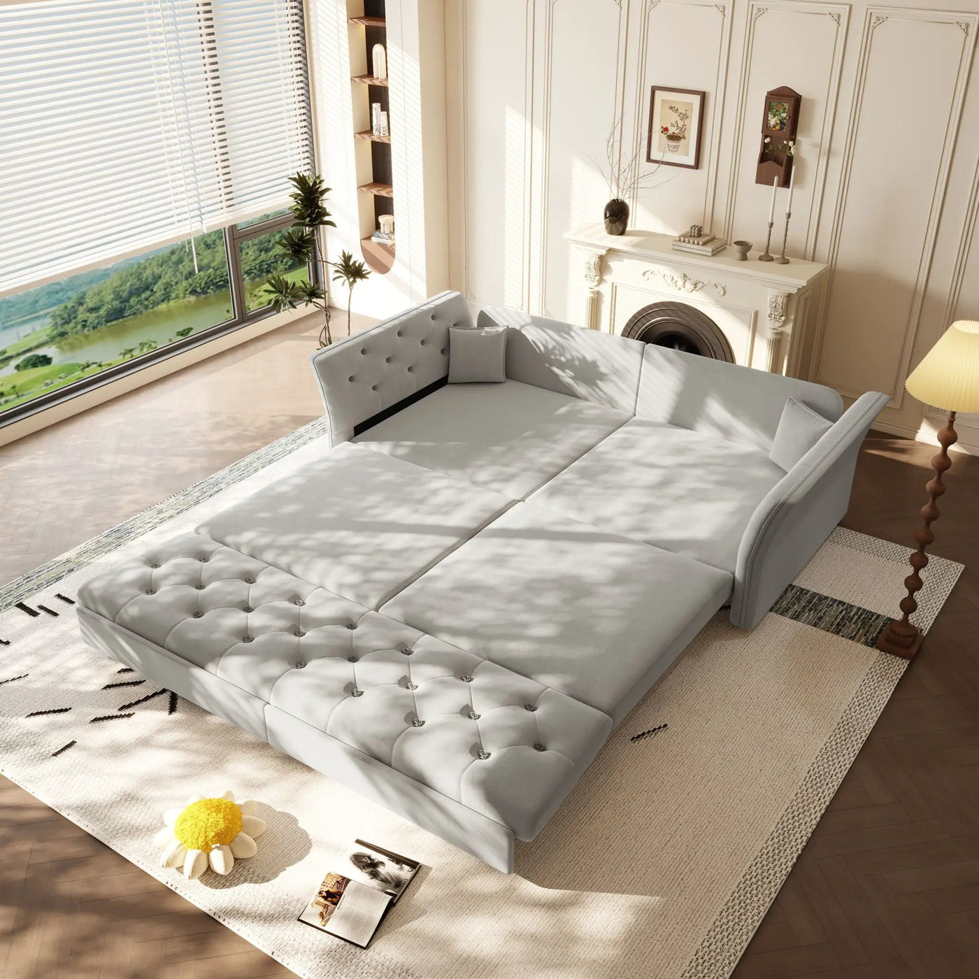 Oversize Pull Out Sofa Bed For Living Room by HouseOfZazla