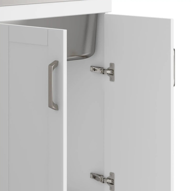 Kyle - Laundry Cabinet & Faucet And Stainless Steel Sink by HouseOfZazla