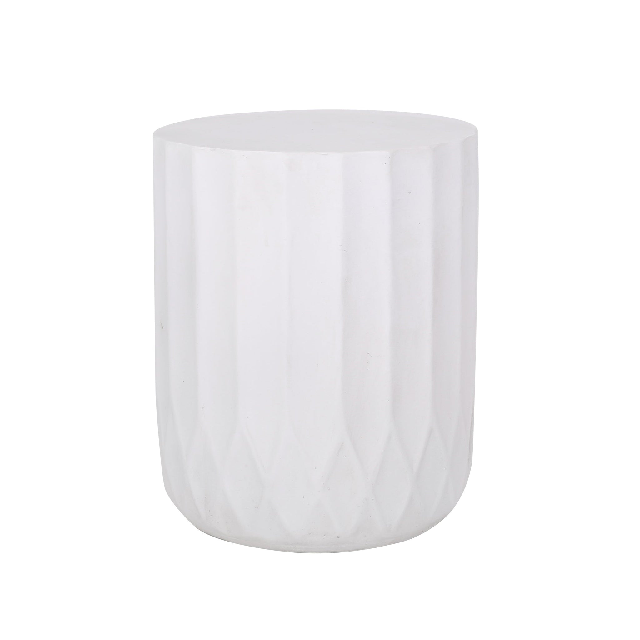 Round Outdoor Side Table, 15" W x 15" D End Table by HouseOfZazla