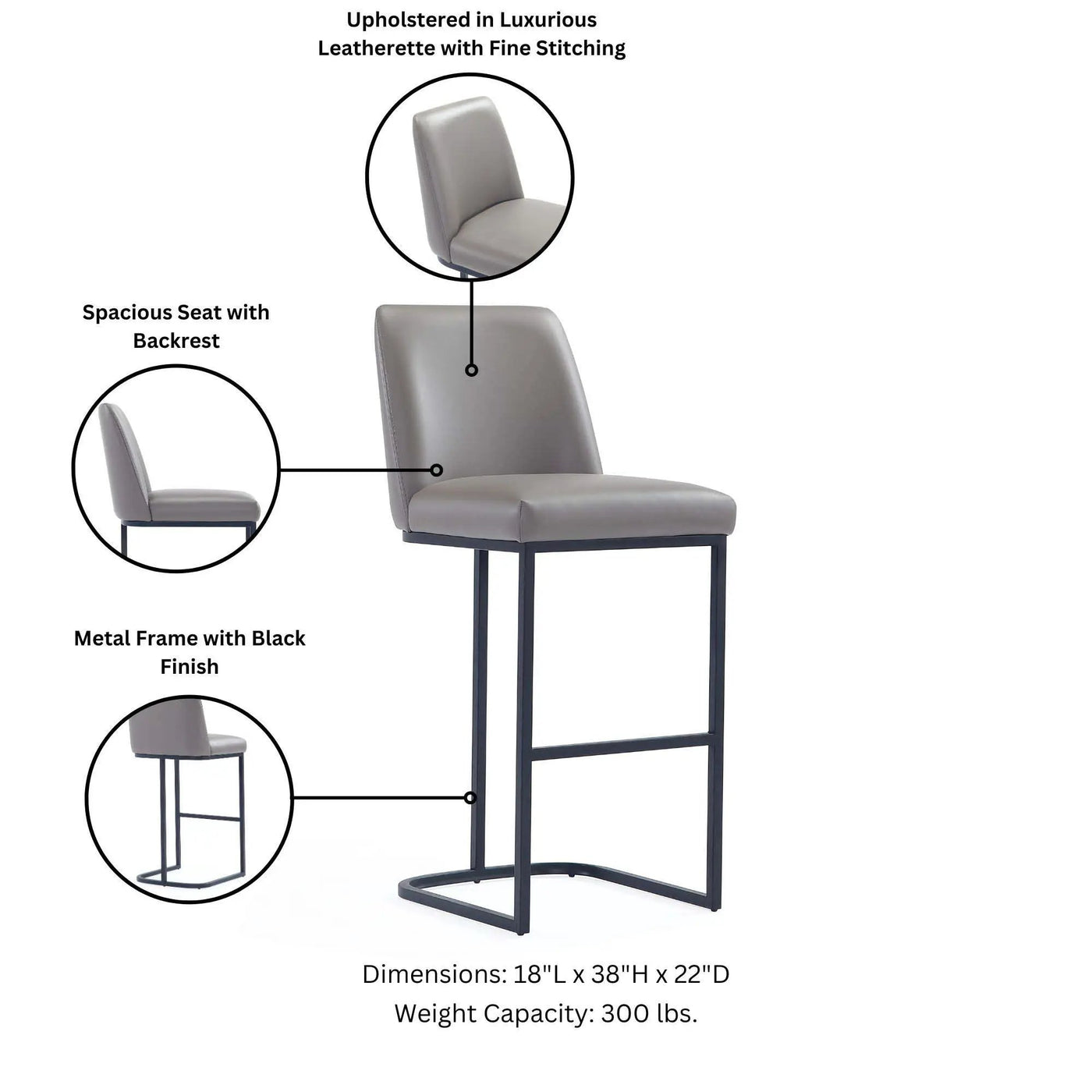 Serena - Counter Stool by HouseOfZazla