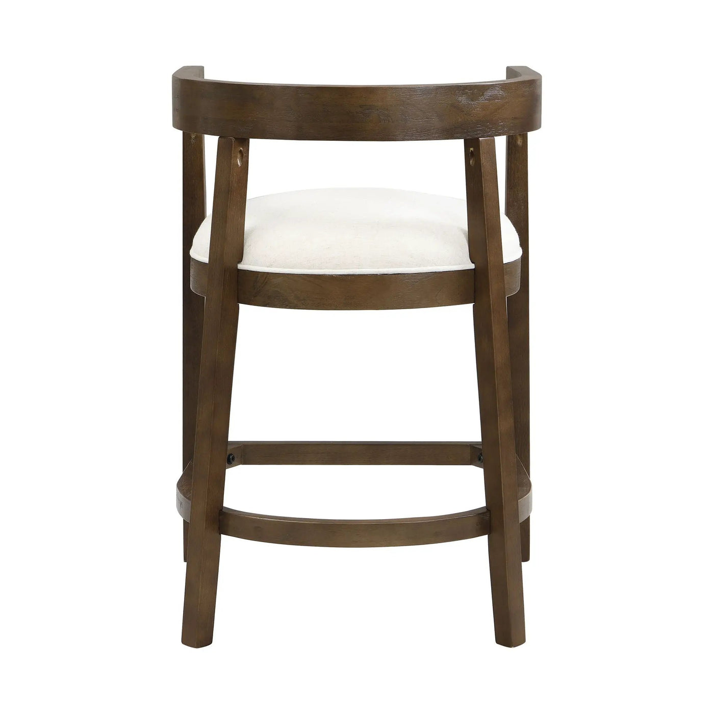 Modern Rubberwood Counter Stool Set With Upholstered Seats by HouseOfZazla