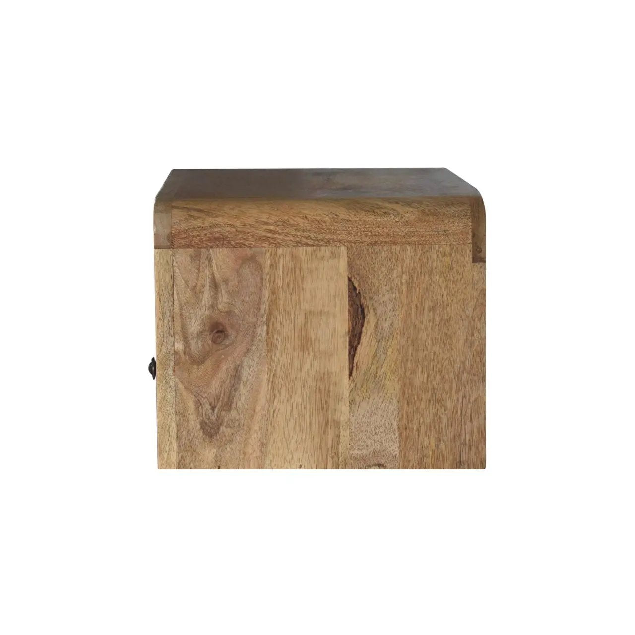 Chunky Floating Bedside, 1-Drawer, 1 Open Slot, Oak-ish by HouseOfZazla