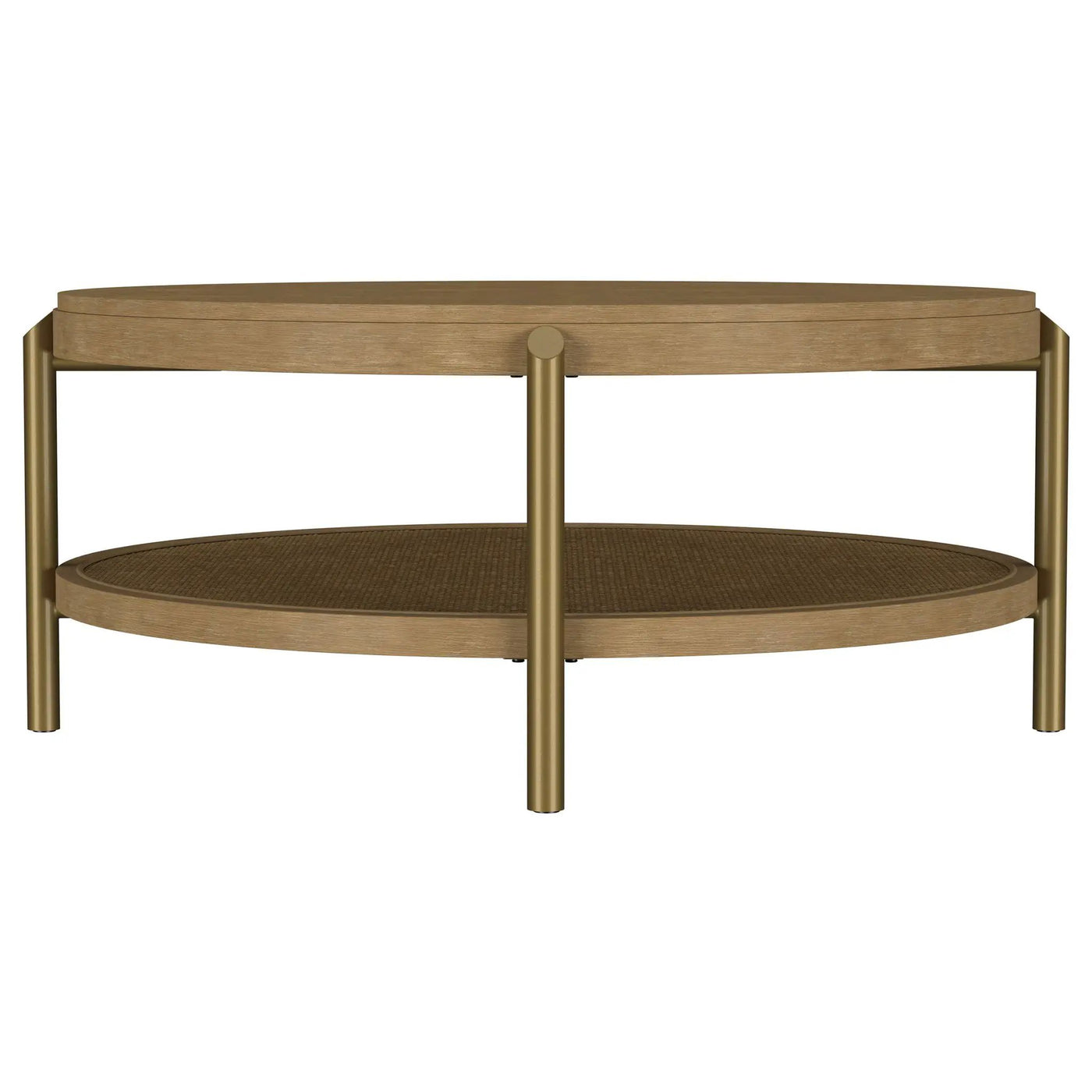 Benson - Round Table With Storage Shelf by HouseOfZazla