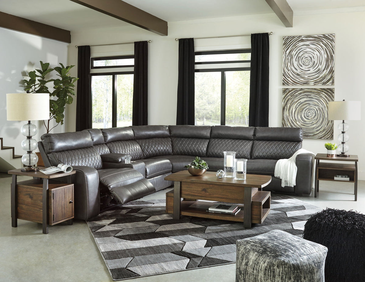 Samperstone - Power Reclining Sectional, photo 9 of 28