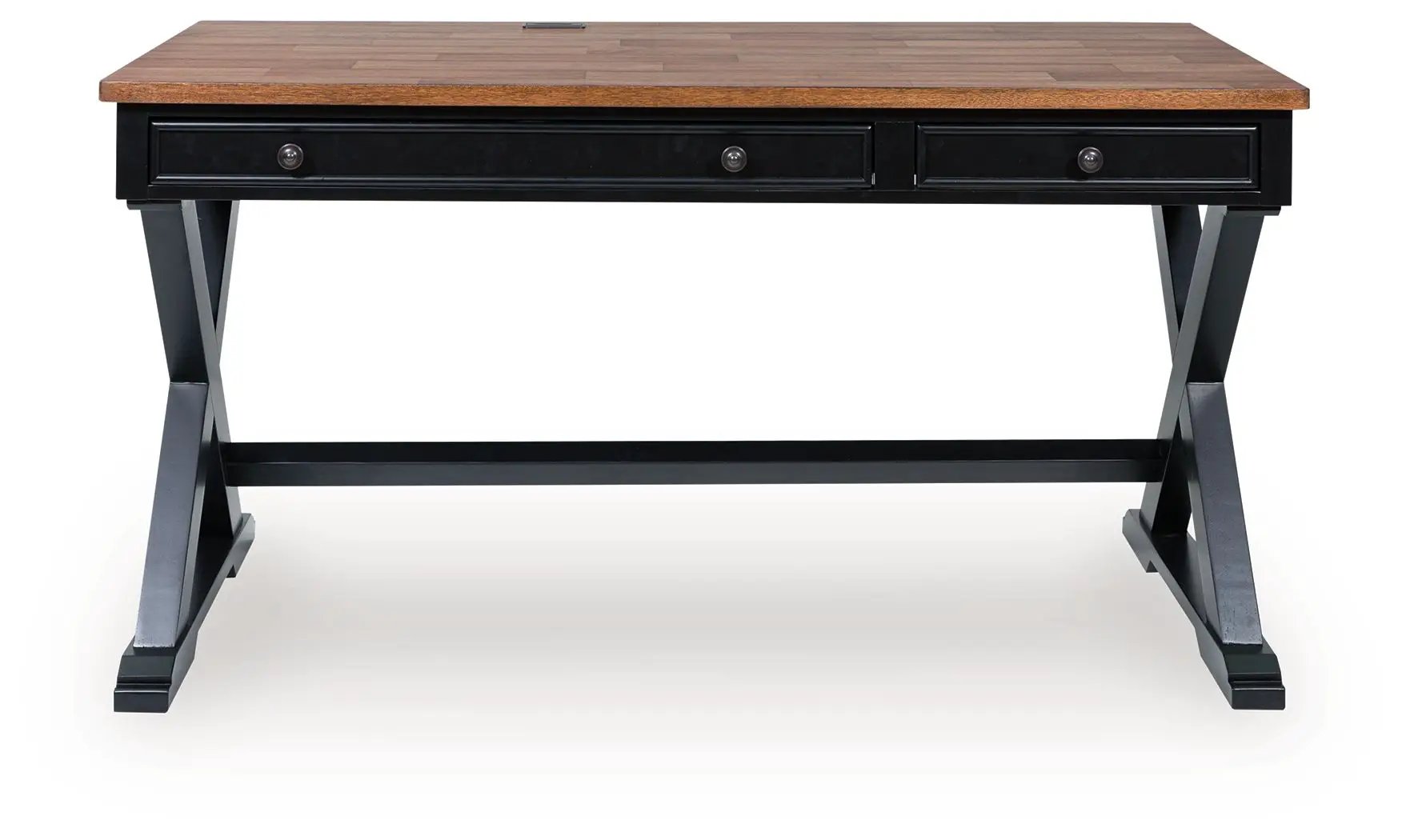 Wildenauer - Home Office Desk - Brown / Black by Unique Piece Furniture