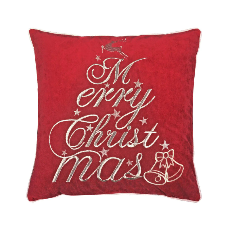 Red Velvet Christmas Throw Pillow by HouseOfZazla