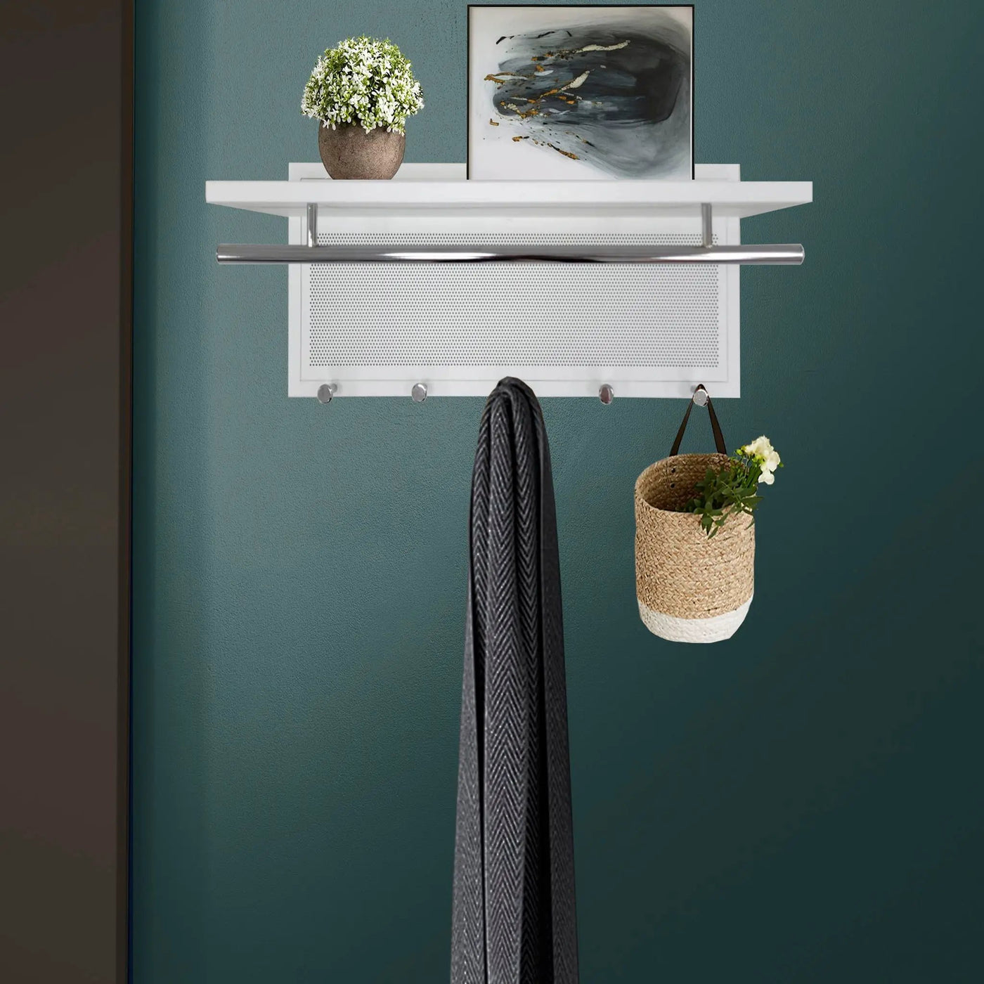 Esyspot - Hook Wall Mounted With Shelf by HouseOfZazla