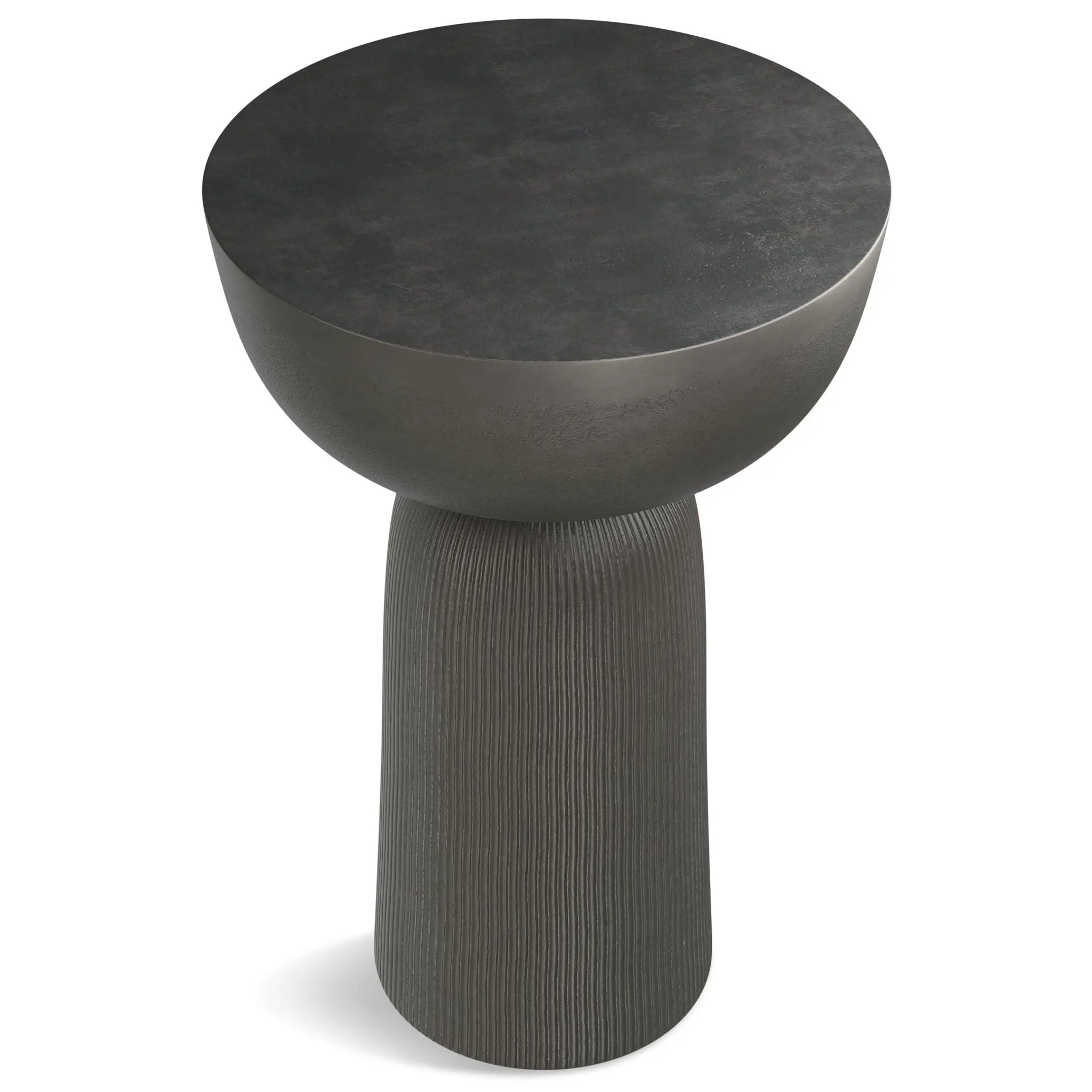 Hughes - Cast Aluminum Side Table - Black by Unique Piece Furniture