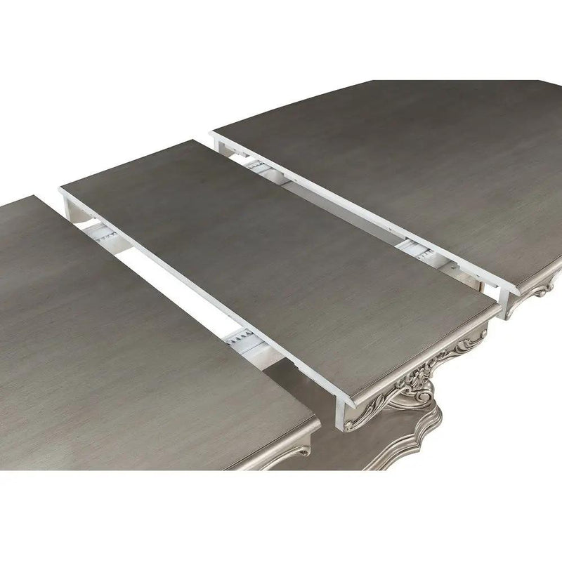 Ariadne - Dining Table With Pedestal - Antique Platinum by Unique Piece Furniture