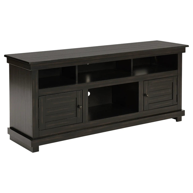 Payne 60-inch TV Stand Media Console Distressed Java by Unique Piece Furniture