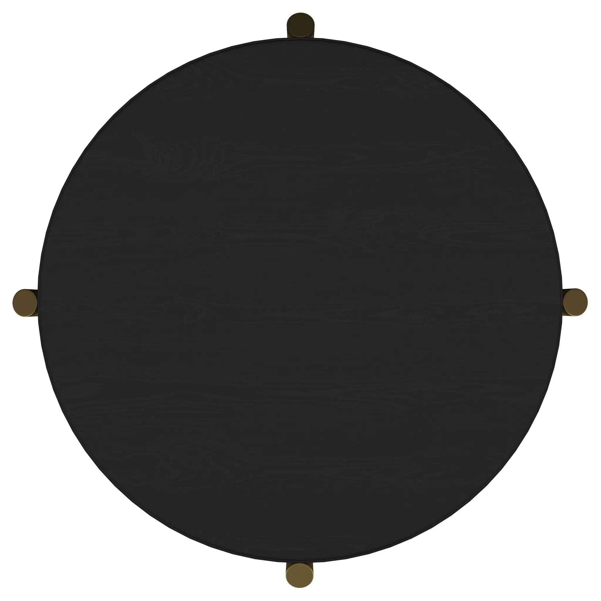 Benson - Round Table With Storage Shelf