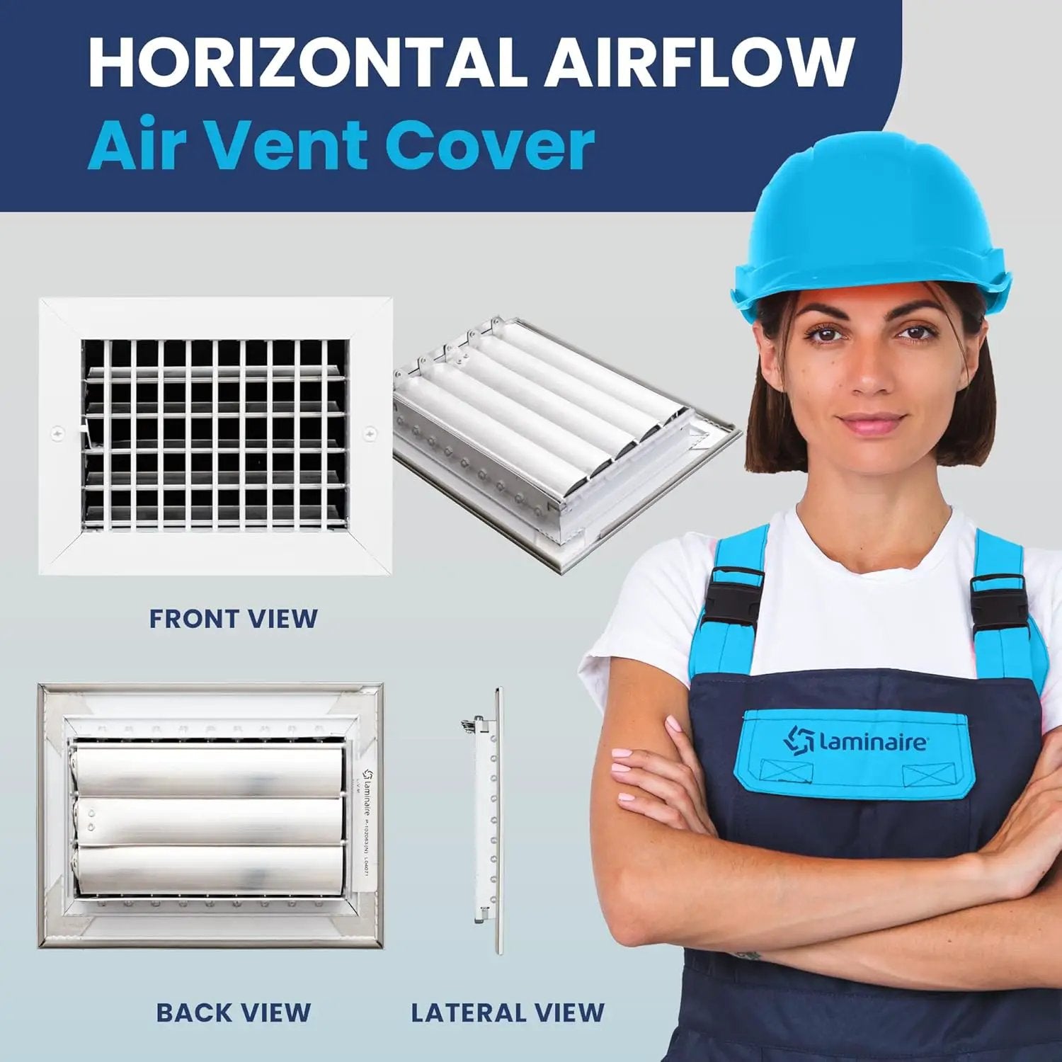 AC Register Vent Cover 8X6 Inch by HouseOfZazla