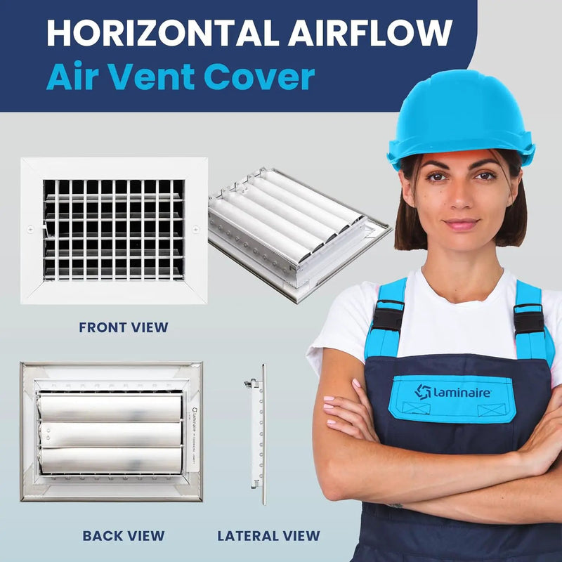 AC Register Vent Cover 8X6 Inch by HouseOfZazla