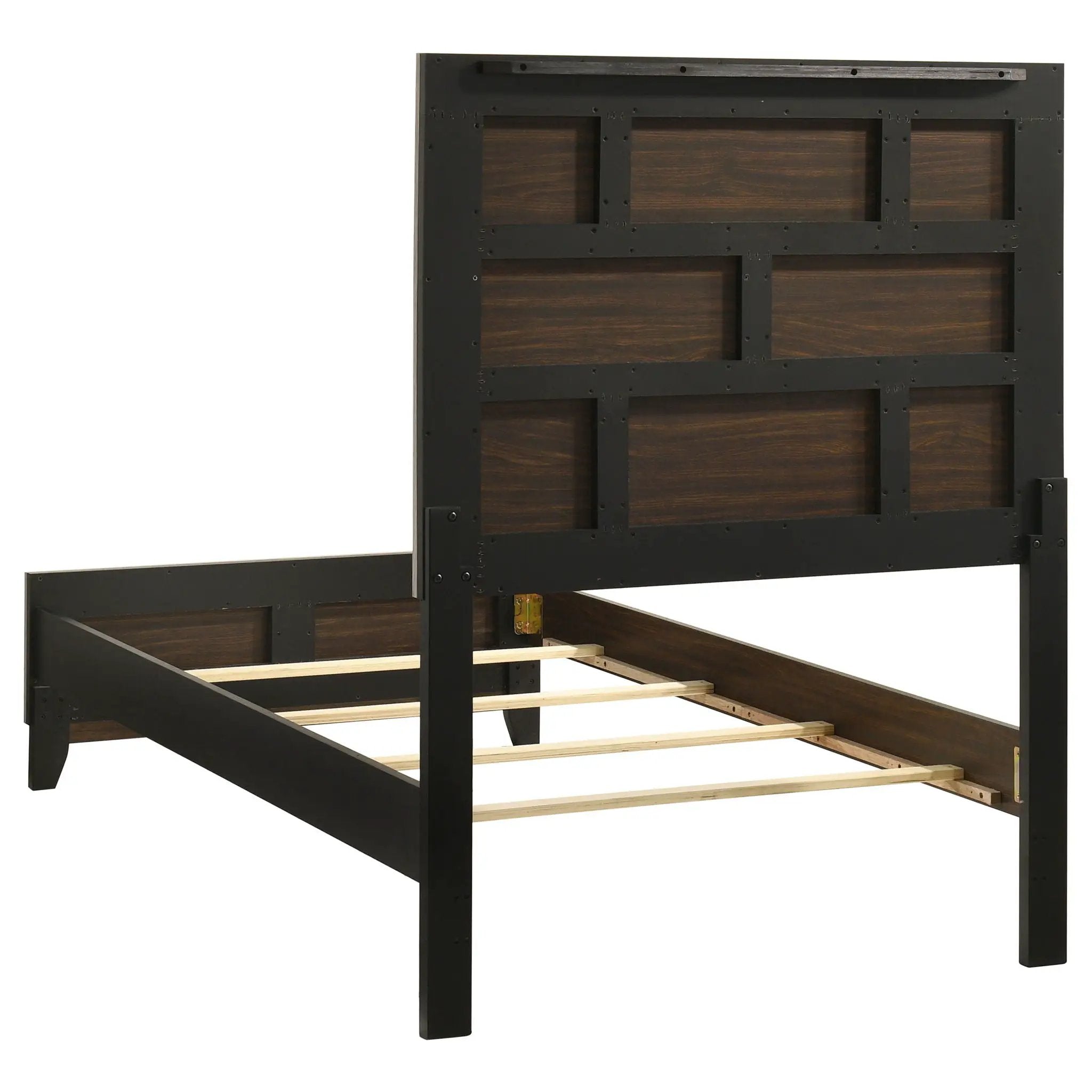 Watson Wood Twin Panel Bed Light Taupe by Unique Piece Furniture