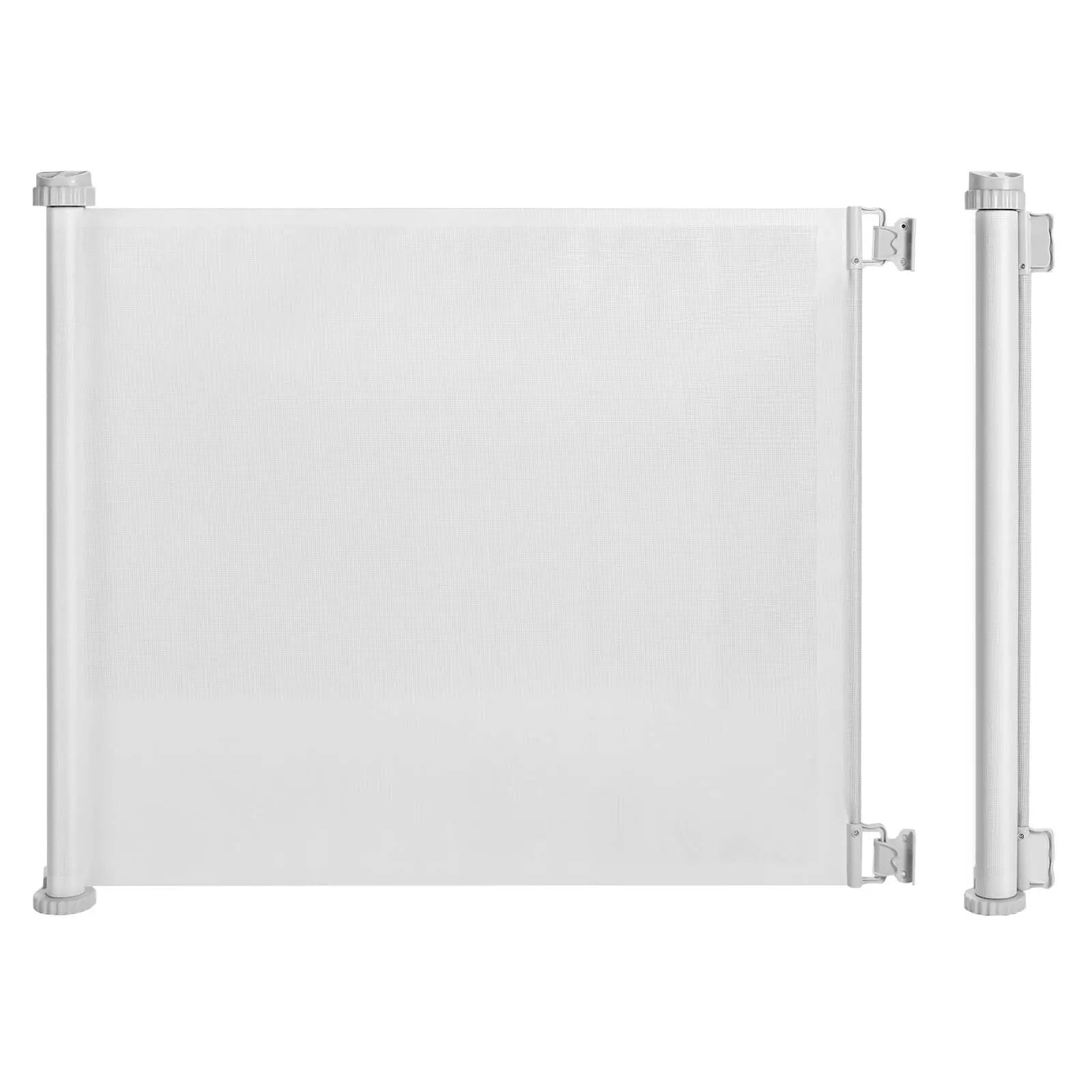 33 Inch Tall Retractable Mesh Safety Gate for Indoor and Outdoor Use by DirectDeals