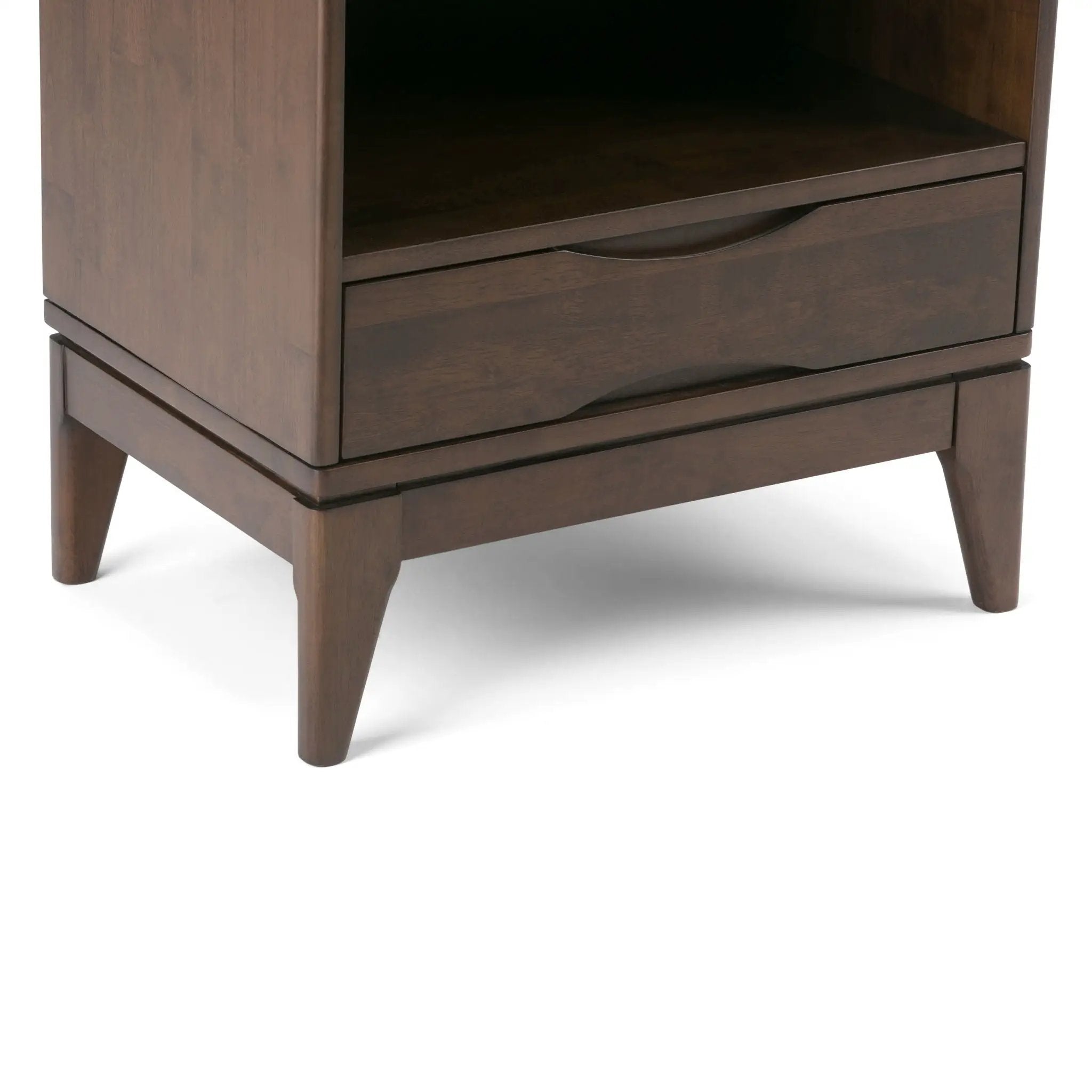 Harper - Bookcase With Storage - Walnut Brown by HouseOfZazla