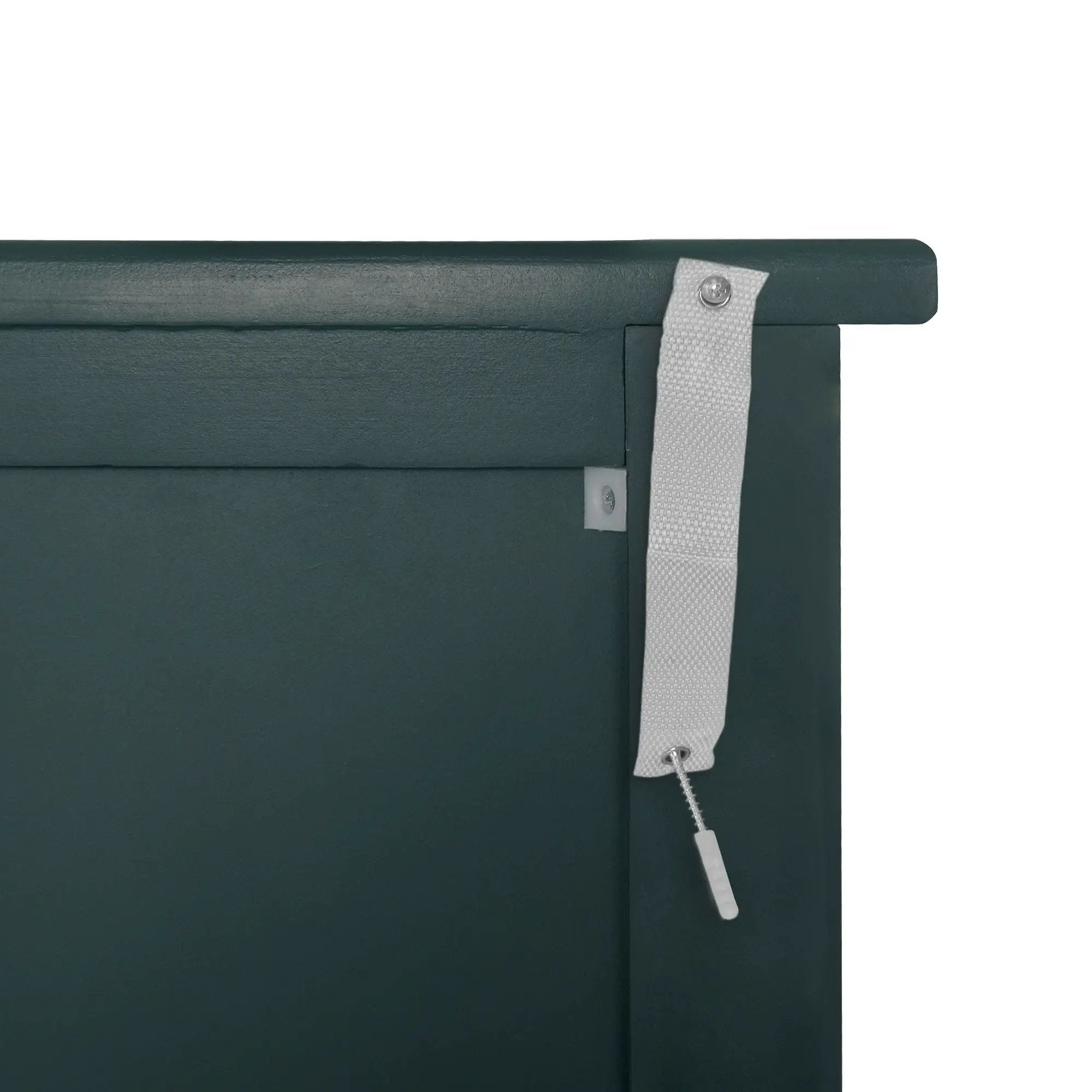 Hollow Carved 2 Door Accent Cabinet With Adjustable Shelf, Sideboard Buffet For Entryway, Living Room Or Bedroom - Blackish Green by HouseOfZazla
